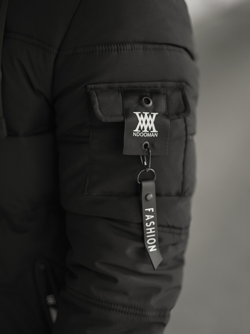 Vīriešu jaka melna OZONEE JS/57M7501/392Z