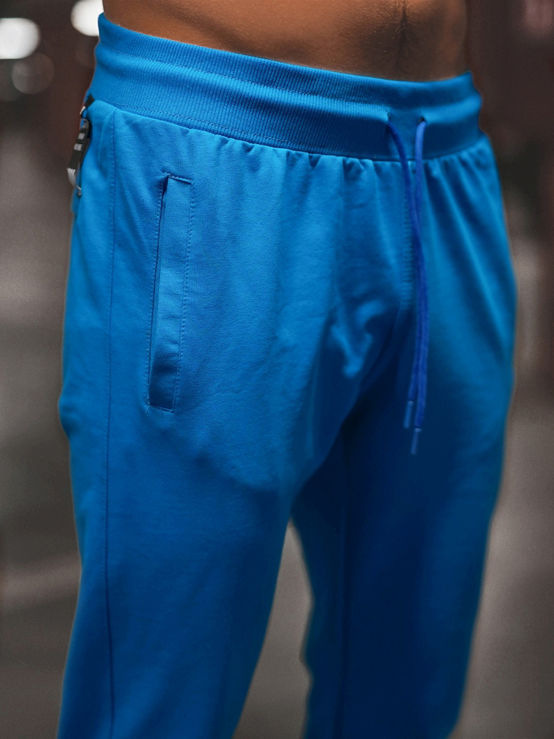 Vīriešu sporta bikses debesu zili B/18203022Z