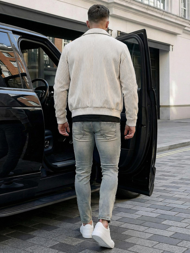 Vīriešu džinsi debesu zili OZONEE O/EM8886Z