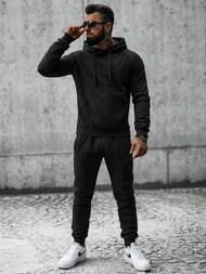 Vīriešu treniņtērps melns OZONEE JS/8C75/3