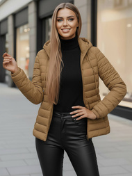 Sieviešu jaka tumši-smilšu OZONEE JS/16M9103/84Z