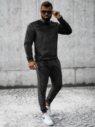 Vīriešu treniņtērps melns OZONEE O/D7516