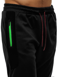 Vīriešu sporta bikses melnas OZONEE JS/JZ11020Z