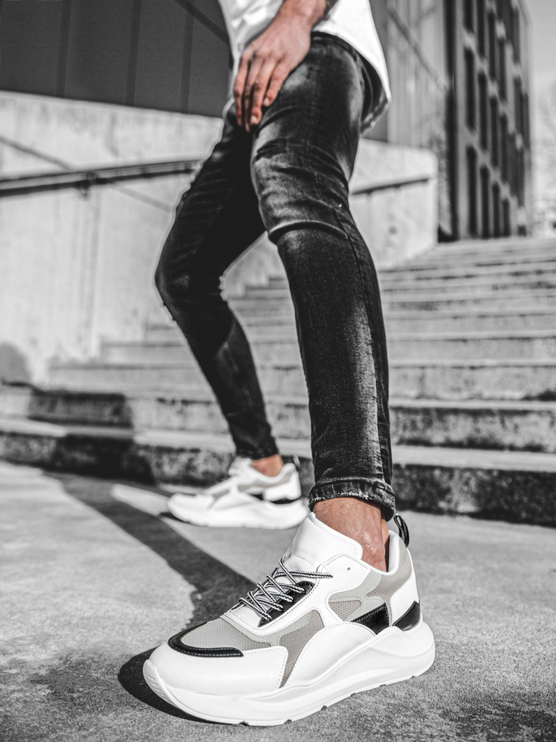 Sneakers balti OZONEE C/625