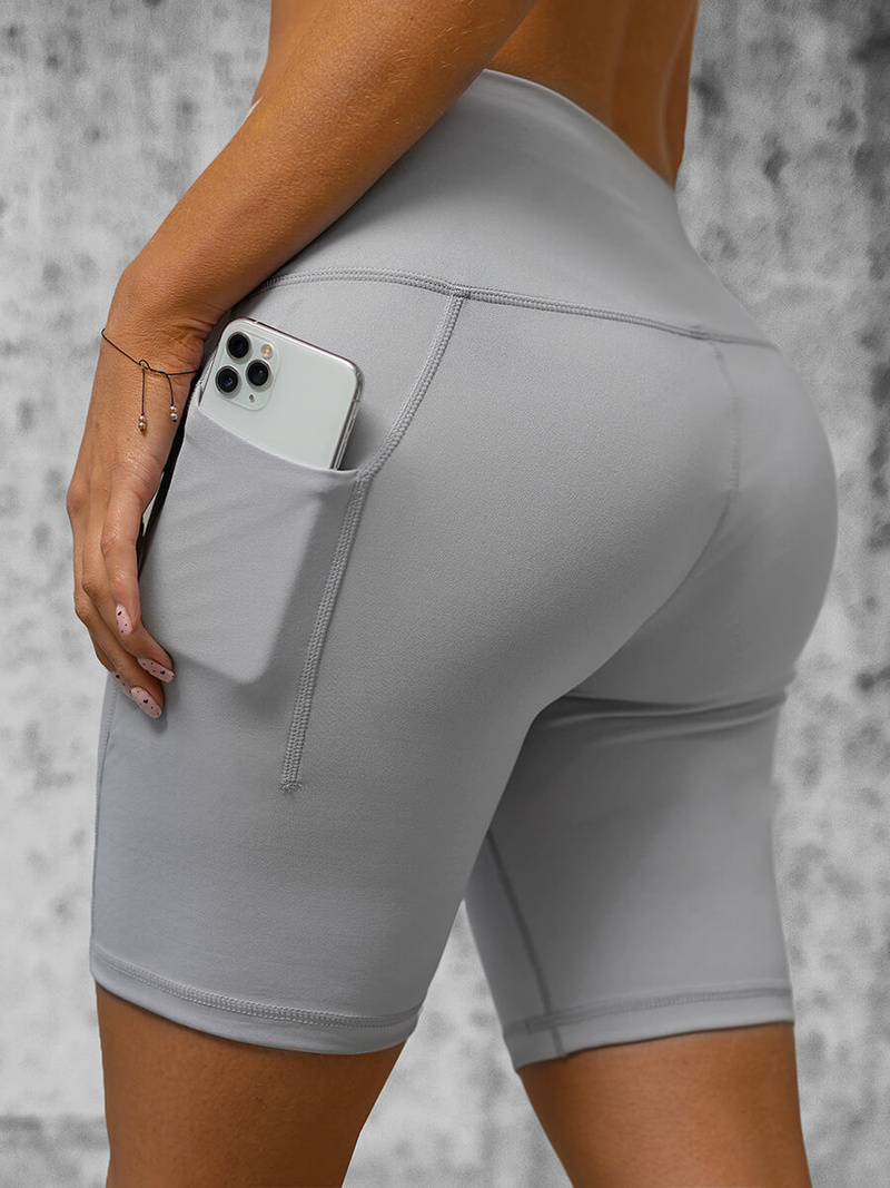 Īsi pelēki sieviešu legingi OZONEE O/YY9232A