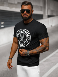 Vīriešu t-krekls melns OZONEE NB/MT3074