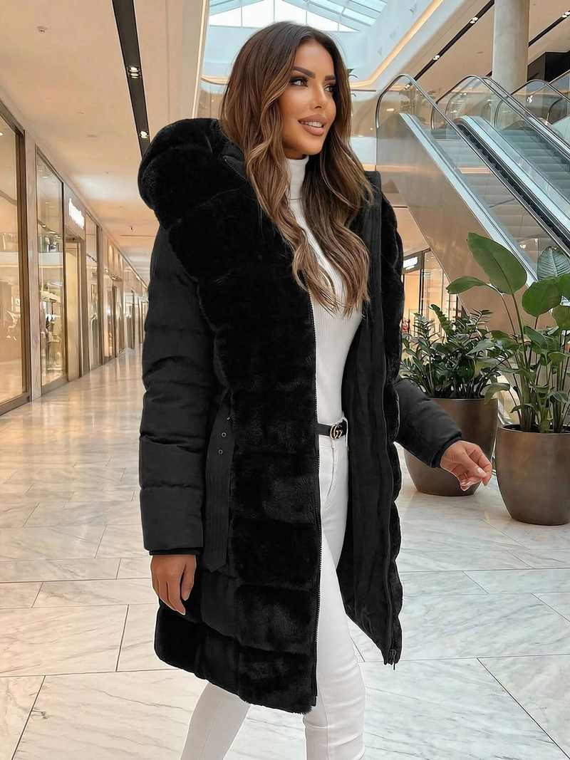 Sieviešu jaka melna OZONEE JS/5M3158/392Z