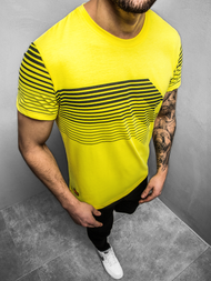 Vīriešu T-krekls dzeltens OZONEE JS/KS2058Z