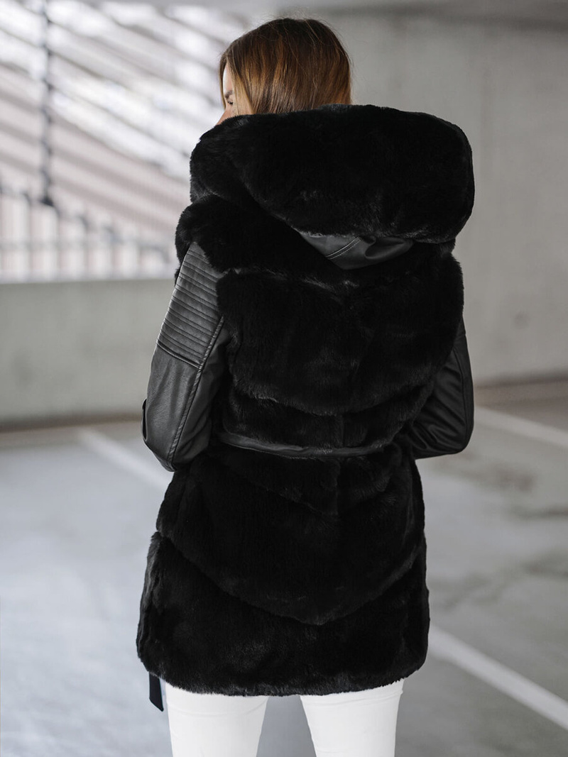 Sieviešu jaka melna OZONEE JS/11Z8090Z