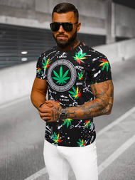 Vīriešu T-krekls Melns OZONEE O/T131/3