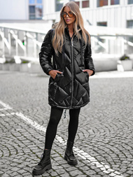 Sieviešu jaka melna OZONEE JS/5M3189/392Z