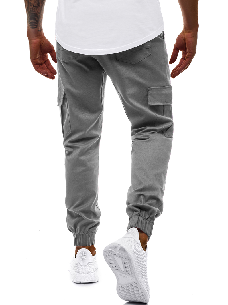 Vīriešu jogger bikses pelēkas OZONEE A/404