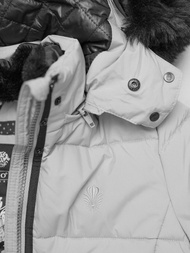 Sieviešu jaka pelēka OZONEE O/W377