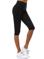 Sieviešu īsi legingi melni OZONEE JS/1027/B1