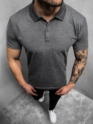 Vīriešu polo krekls grafīta OZONEE JS/GD01Z