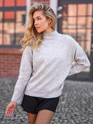 Sieviešu džemperis pelēks OZONEE JS/53B5201/2