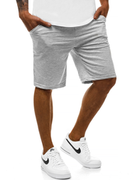Vīriešu sporta šorti pelēki OZONEE MAD/2923