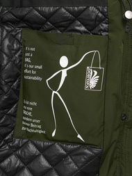 Sieviešu jaka haki OZONEE O/W377Z