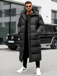 Vīriešu ziemas virsjaka melna OZONEE O/M3202Z