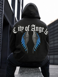 Vīriešu džemperis ar kapuci melna OZONEE JS/21B1901/3