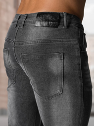 Vīriešu džinsi grafīta OZONEE NB/MP0199GSZ