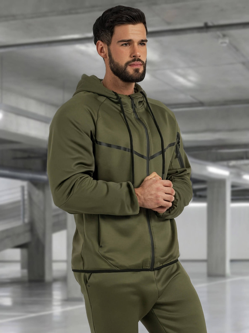 Vīriešu treniņtērps haki OZONEE JS/8C1966/29