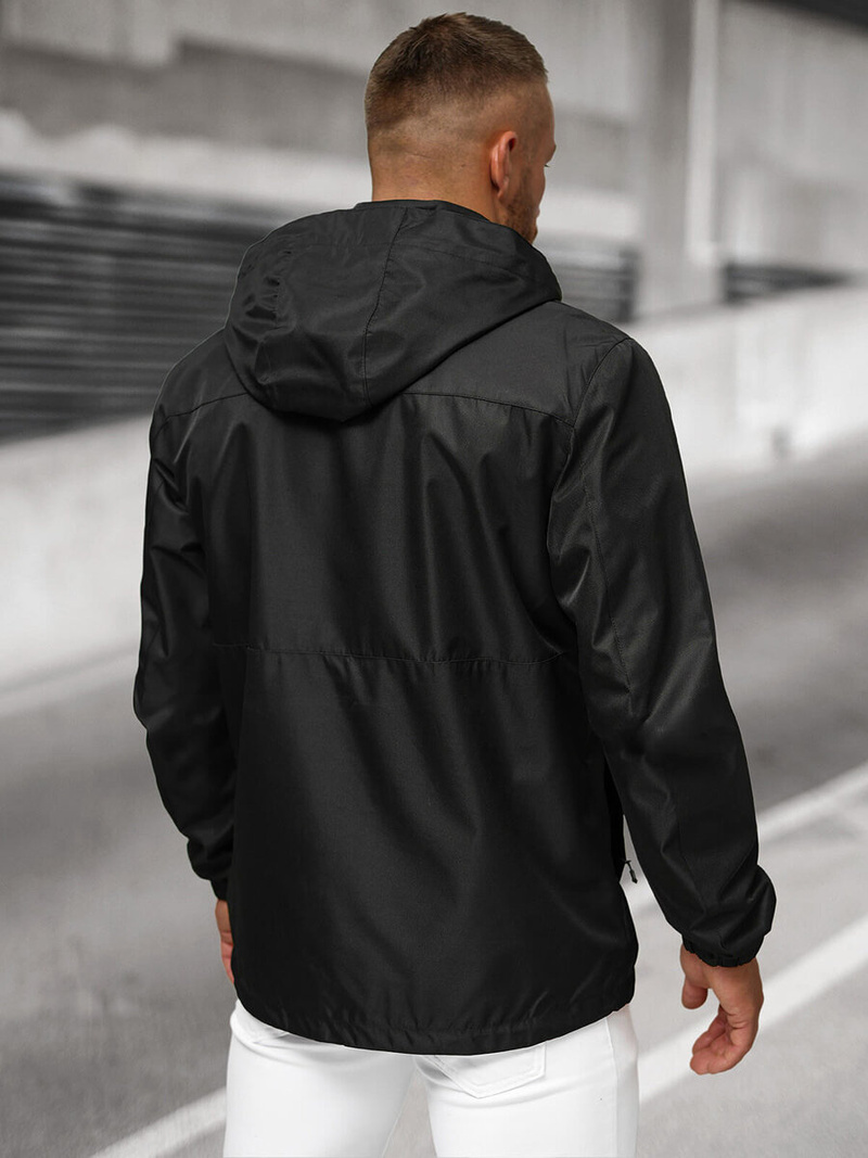 Vīriešu virsjaka melns OZONEE JS/22M311/392Z