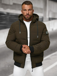 Vīriešu parka brūna OZONEE JS/31M5023/84