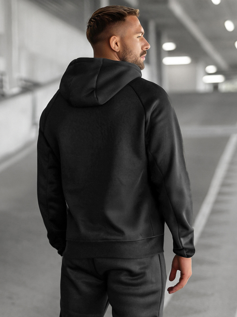 Vīriešu treniņtērps melns OZONEE JS/8C1967/3