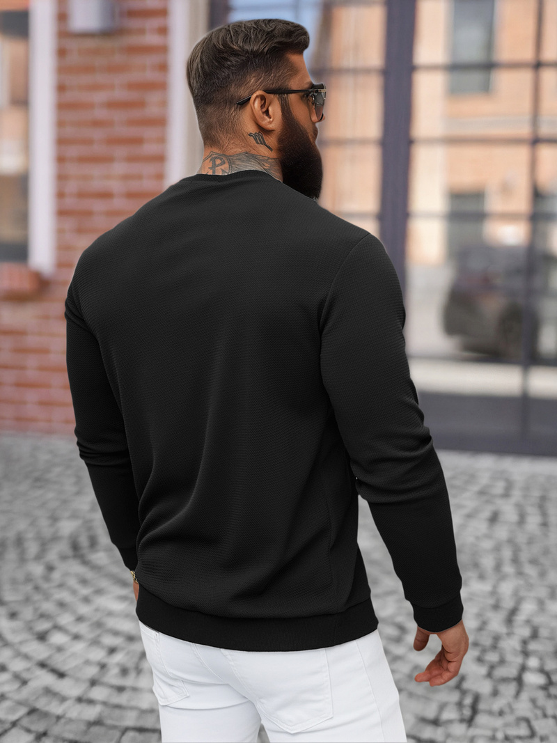 Vīriešu jaka melna OZONEE O/D7394Z