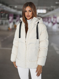 Sieviešu jaka ecru OZONEE JS/5M3251/281