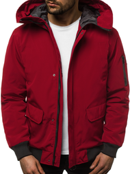 Vīriešu virsjaka bordosarkana OZONEE JS/2019005