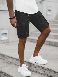 Vīriešu chino šorti melni OZONEE T/BB70011/1