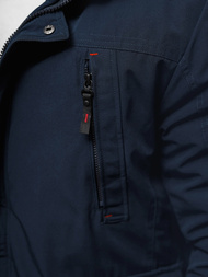 Vīriešu ziemas jaka tumši zila OZONEE JS/5M718/215