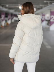 Sieviešu jaka ecru OZONEE JS/5M3251/281