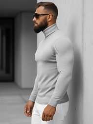 Vīriešu svīteris pelēks OZONEE NB/MMB600/2