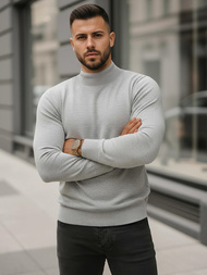 Vīriešu svīteris pelēks OZONEE V/V24503