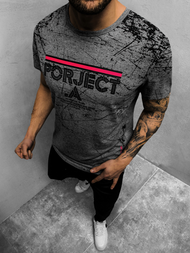 Vīriešu T-krekls grafīta OZONEE JS/SS10917Z