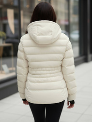 Sieviešu ziemas jaka ecru OZONEE JS/M769/281