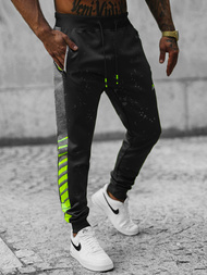 Vīriešu sporta bikses melnas OZONEE JS/K10232Z