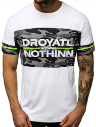 Vīriešu T-krekls balts OZONEE JS/SS10976