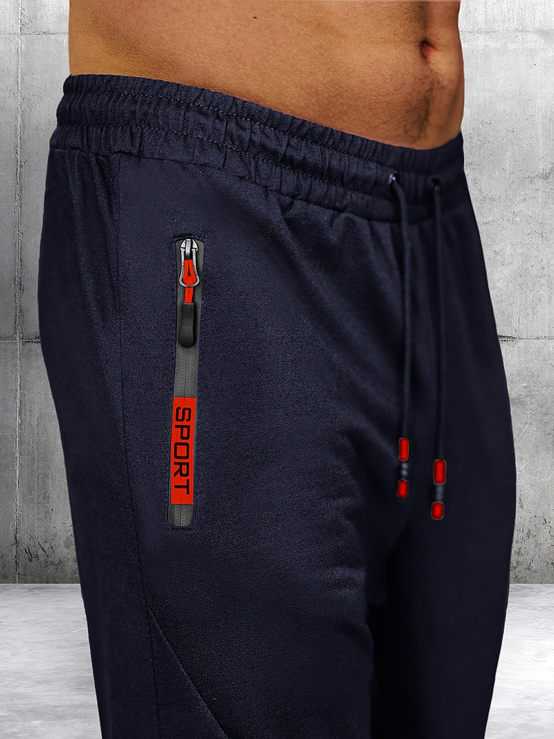 Vīriešu sporta bikses tumši zilas OZONEE JS/68K10350Z