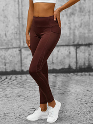 Sieviešu legingi brūnas OZONEE O/YY9282