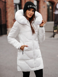 Sieviešu jaka balta OZONEE JS/16M9099/281