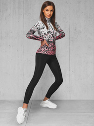 Sieviešu treniņtērps gaiši-sārts OZONEE O/20401Z