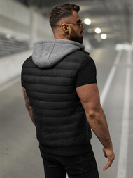 Vīriešu veste melna OZONEE JS/8M983/392