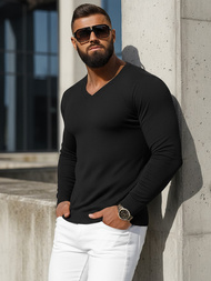 Vīriešu svīteris melns OZONEE NB/MMB601/4Z