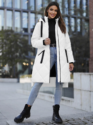 Sieviešu jaka balta OZONEE JS/5M3168/281