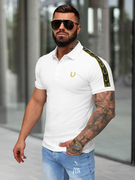 Vīriešu polo krekls balts OZONEE O/QQ1337