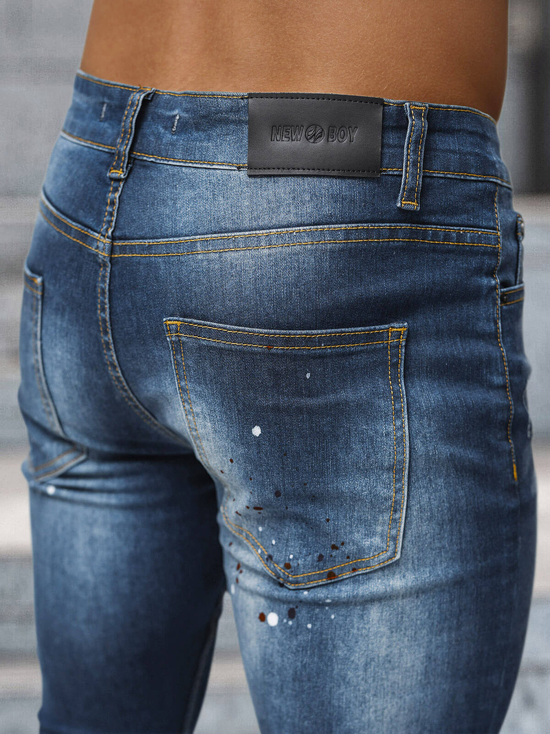 Vīriešu džinsi zili OZONEE NB/MP0170BS